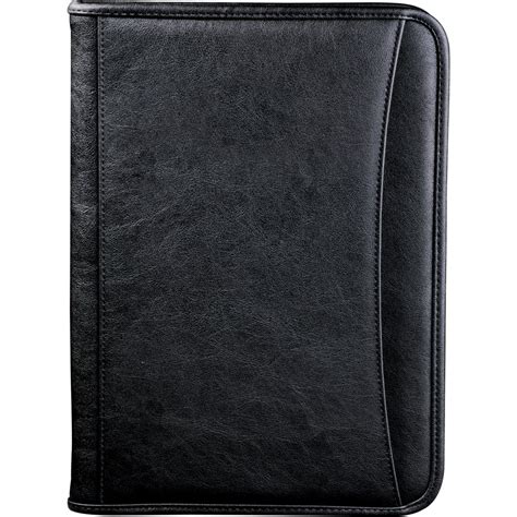 small padfolio with zipper.